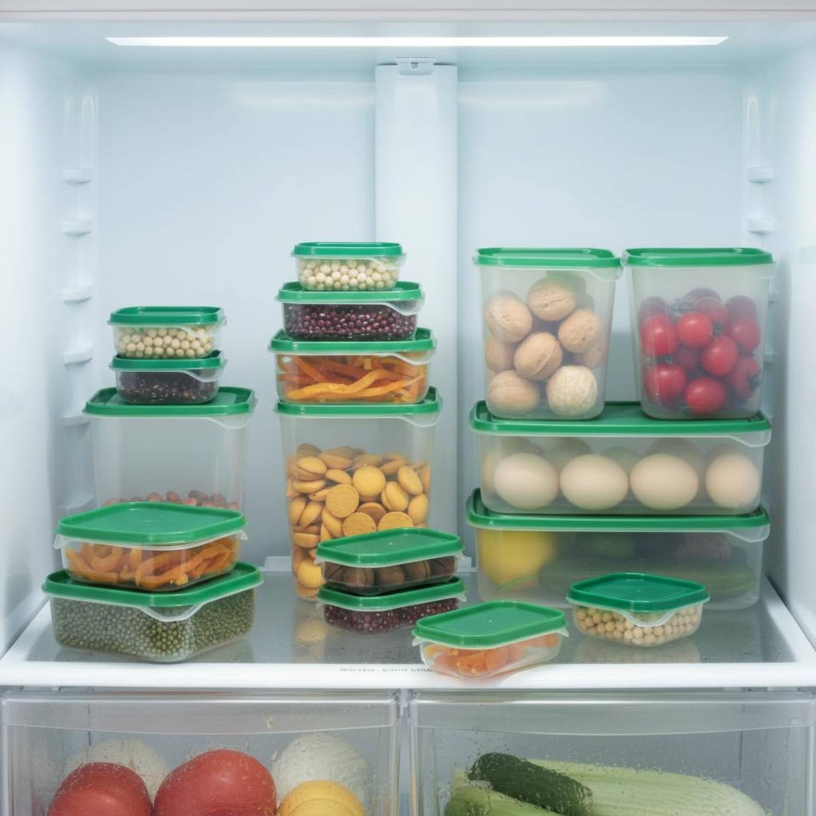 Food Storage For Refrigerator - مجموعة من 17 قطعة لتخزين الطعام