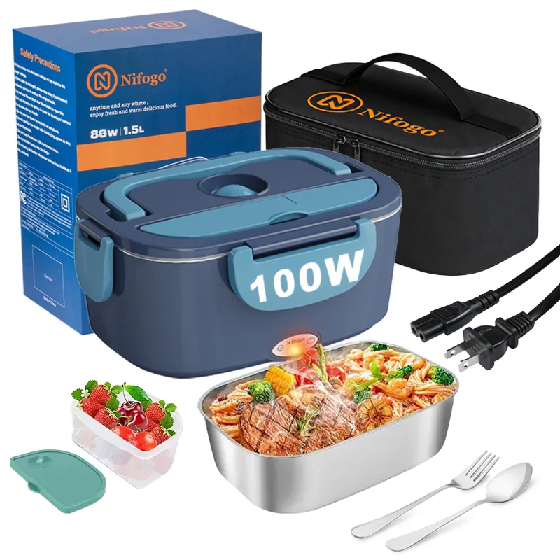Food Storage Lunch Box - صندوق غداء كهربائي للتسخين بقوة 100