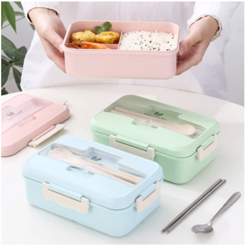 Food Storage Roll Bags - صندوق غداء ميكروويف من قش القمح