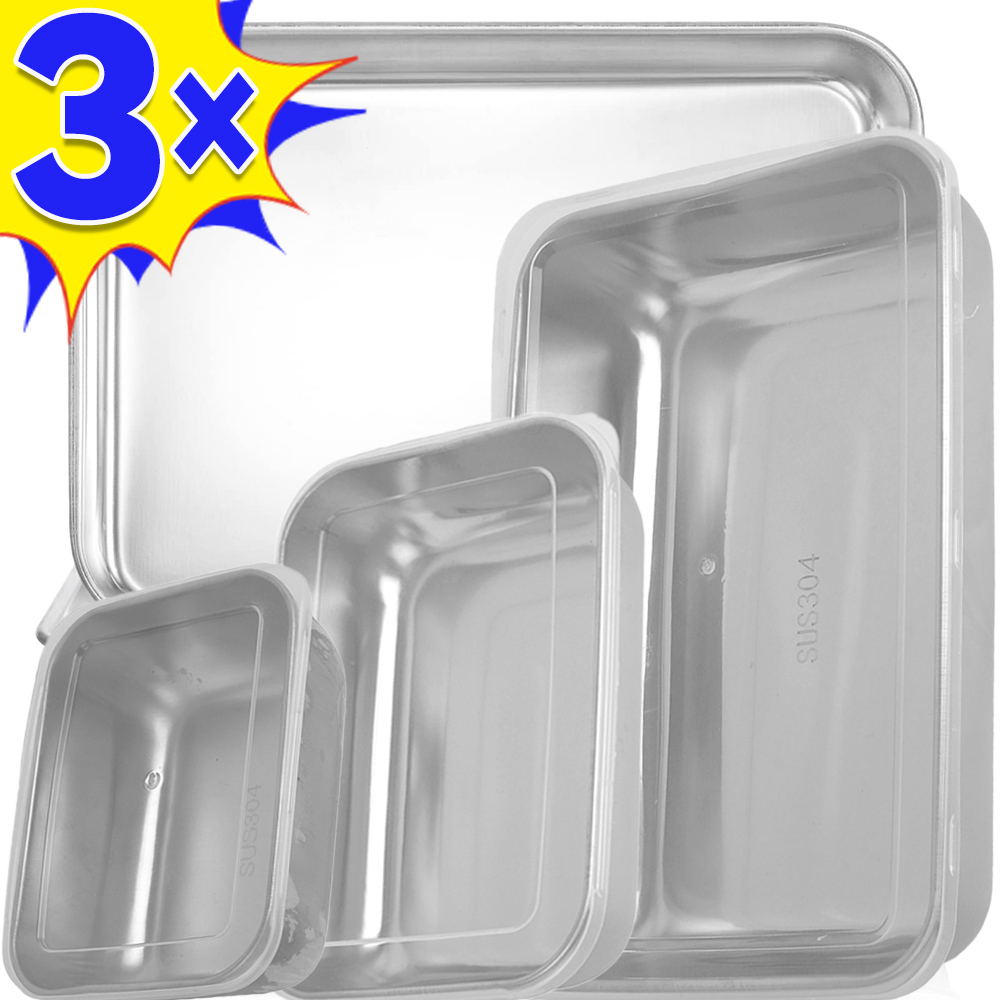 Food Storage Made Easy - صندوق تخزين الطعام من الفولاذ المقاوم