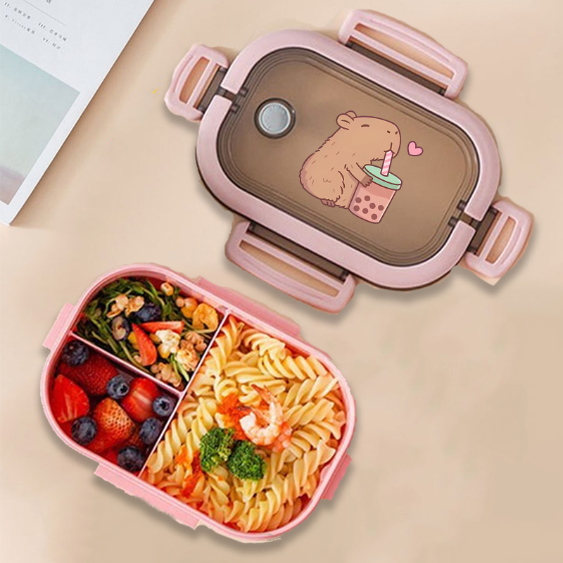 Food Storage Lunch Box - كابيبارا بينتو علب الاغذية أنيمي الحيوانات