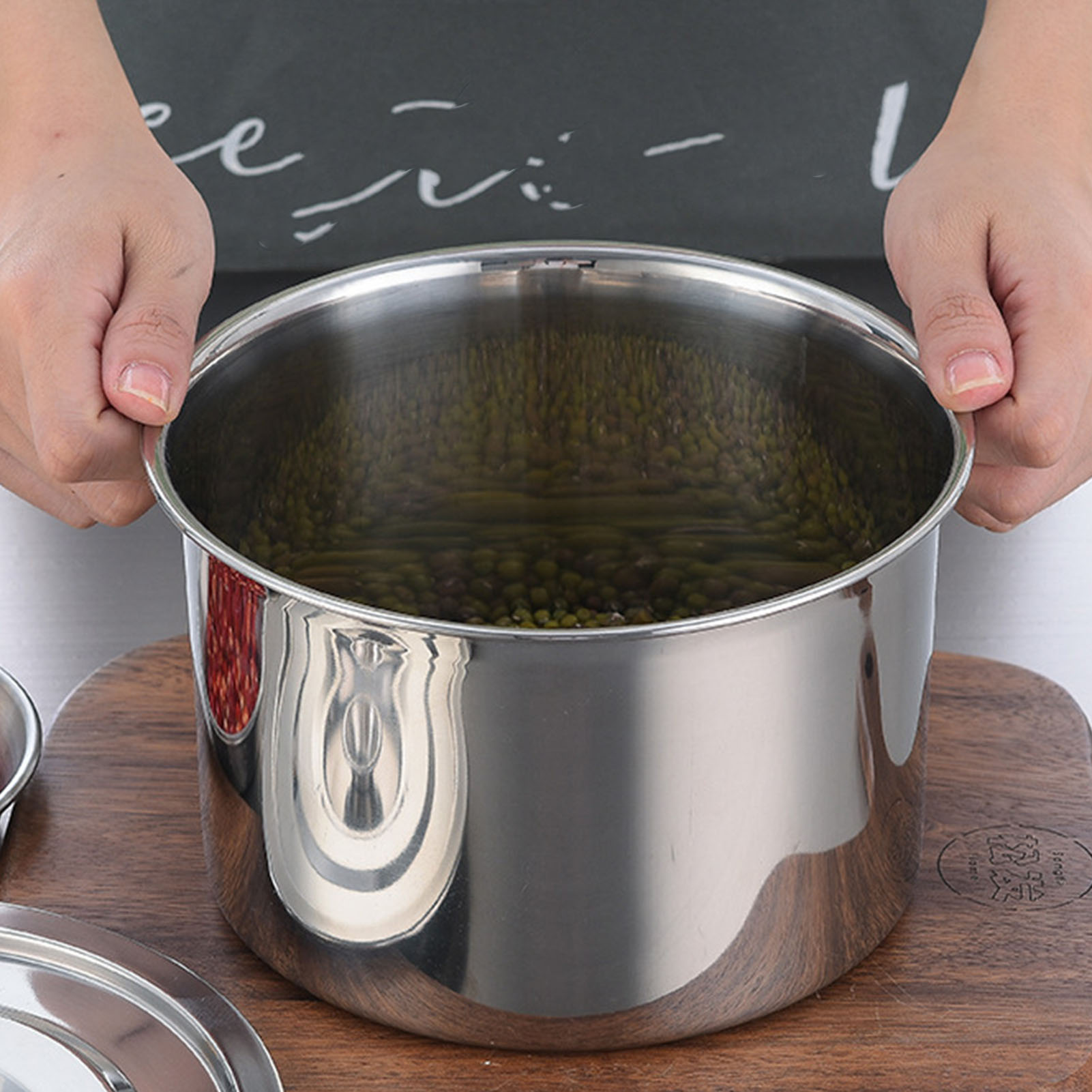 Herb Keeper Container - قدر طهي متعدد الاستخدامات من الفولاذ