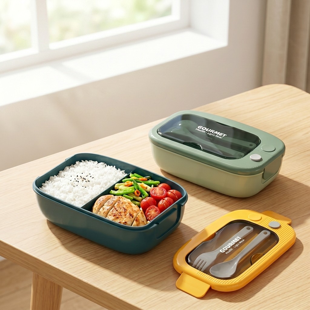 Food Storage Made Easy - علبة طعام بلاستيكية قابلة للاستخدام في