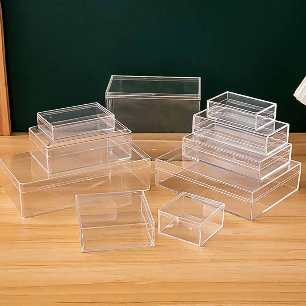 Food Storage Of Plants - صندوق تخزين أكريليك مستطيل سميك ،