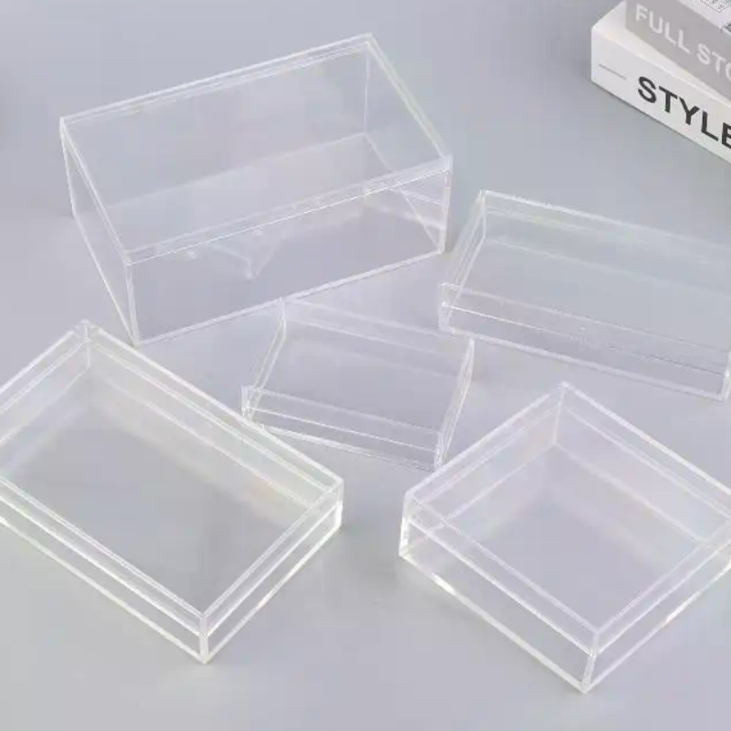 Food Storage Of Plants - صندوق تخزين أكريليك مستطيل جديد سميك