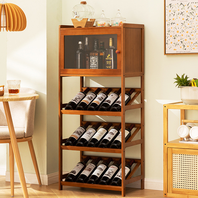 الصلبة الخيزران النبيذ الرف 3/ - مراجعة Food Storage Shelving وسعره