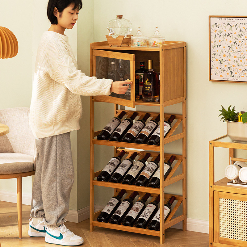 الصلبة الخيزران النبيذ الرف 3/ - مراجعة Food Storage Shelving وسعره