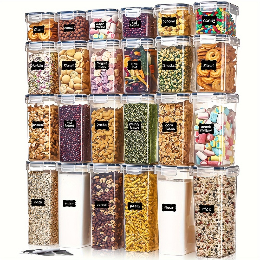 24 قطعة من حاويات تخزين الطعام - مراجعة Food Storage Method وسعره