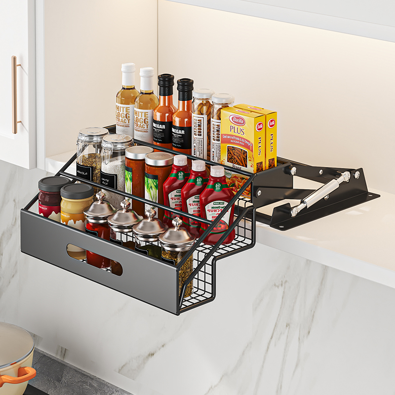 رف تخزين مطبخ قابل للسحب من 3  - مراجعة Food Storage Shelving وسعره