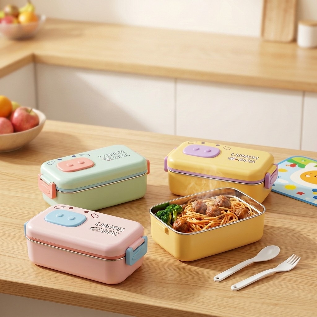 صندوق غداء للأطفال من الفولاذ  - مراجعة Food Storage Made Easy وسعره