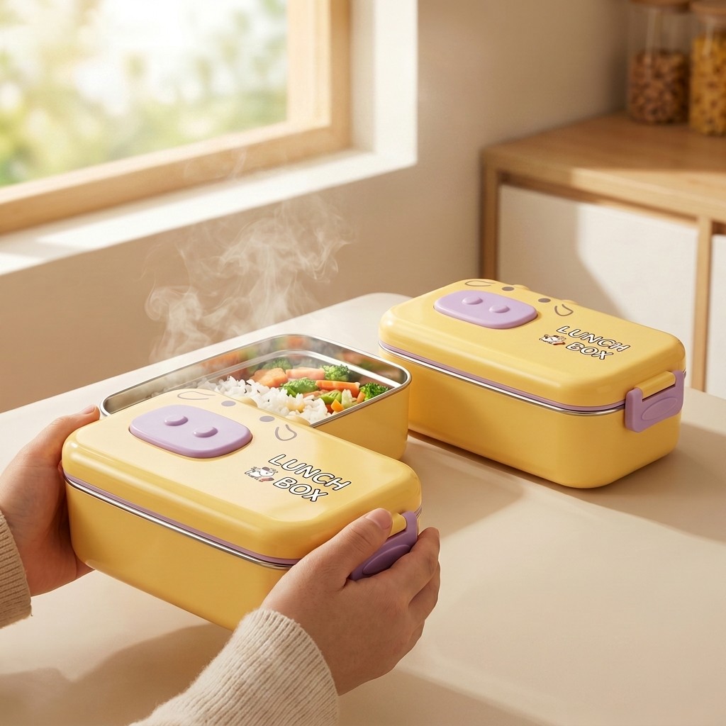 صندوق غداء للأطفال من الفولاذ  - مراجعة Food Storage Made Easy وسعره