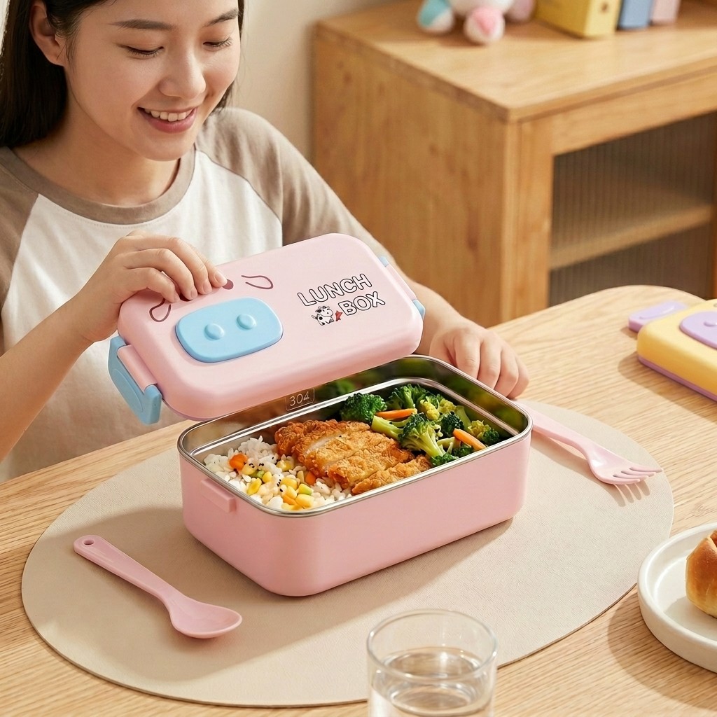 صندوق غداء للأطفال من الفولاذ  - مراجعة Food Storage Made Easy وسعره