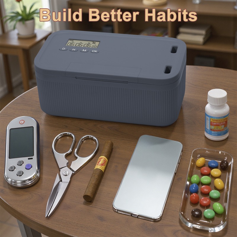 اقفال الصناديق مع مؤقت الهاتف  - مراجعة Food Storage Locker وسعره