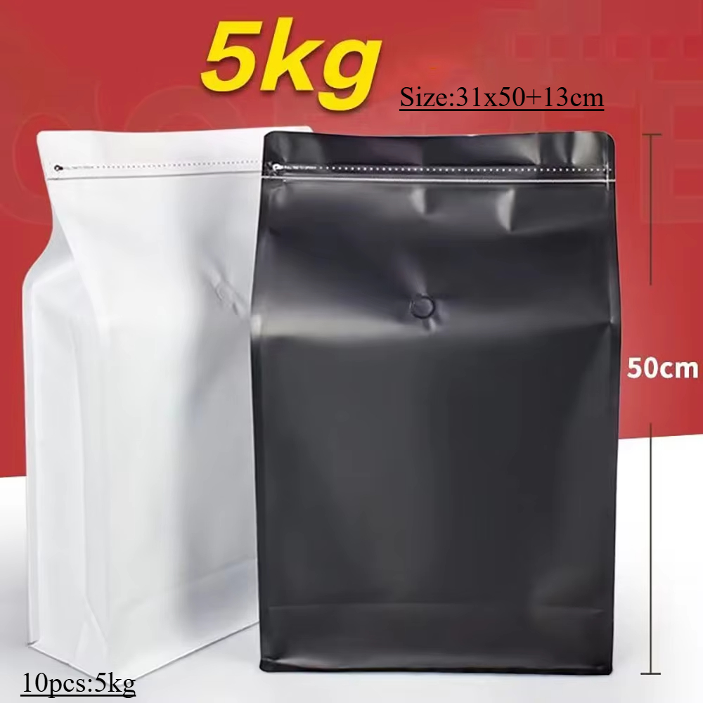 10 قطعة 5 كجم زيبلوك مسحوق حبو - مراجعة Food Storage Zip Lock Bags وسعره