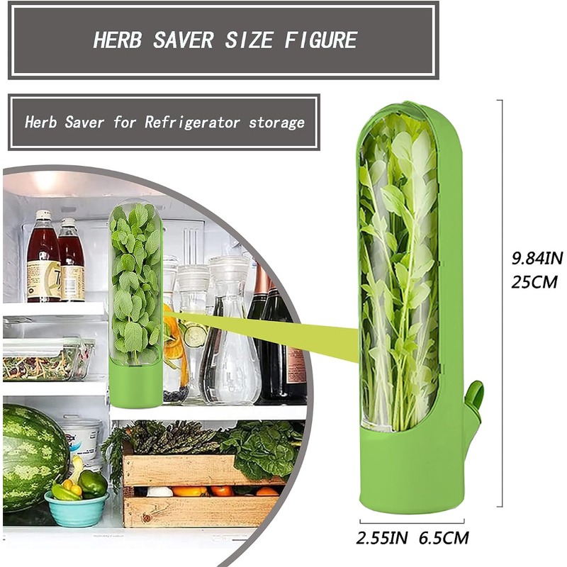 1/2/3 قطع من حاويات حفظ الأعشا - مراجعة Herb Keeper Container وسعره