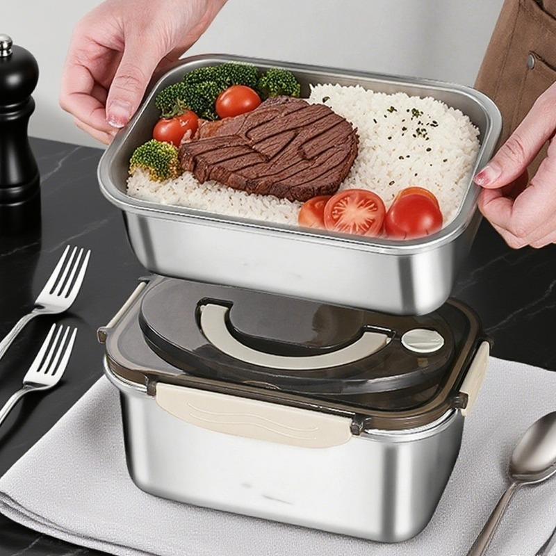 صندوق غداء كبير السعة من الفول - مراجعة Food Storage Box Large وسعره