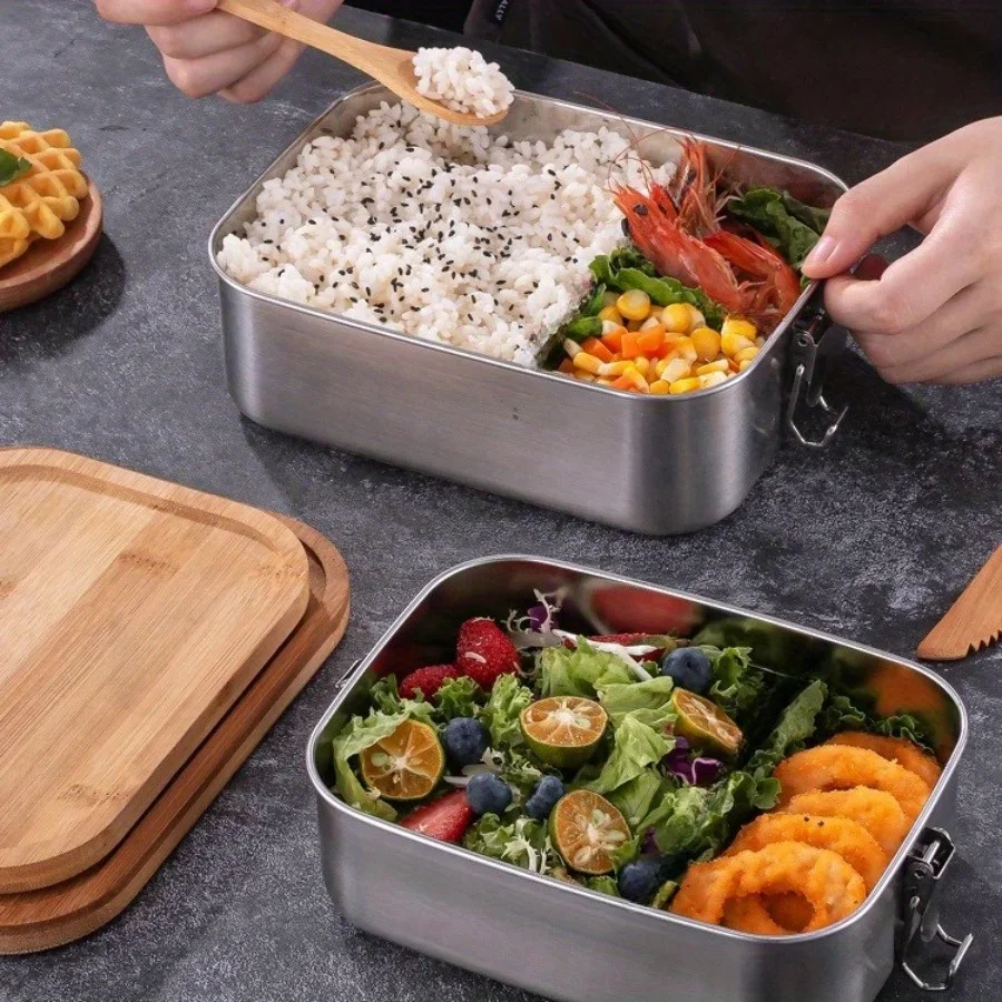 صندوق غداء بغطاء خيزران من الف - مراجعة Food Storage Made Easy وسعره