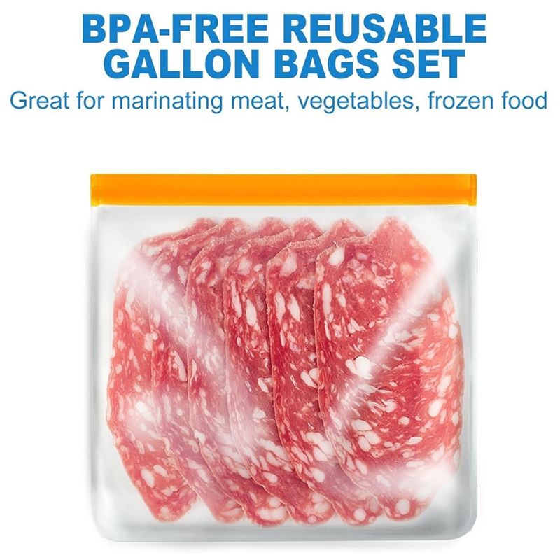 أكياس تخزين الطعام القابلة لإع - مراجعة Food Storage Zip Lock Bags وسعره