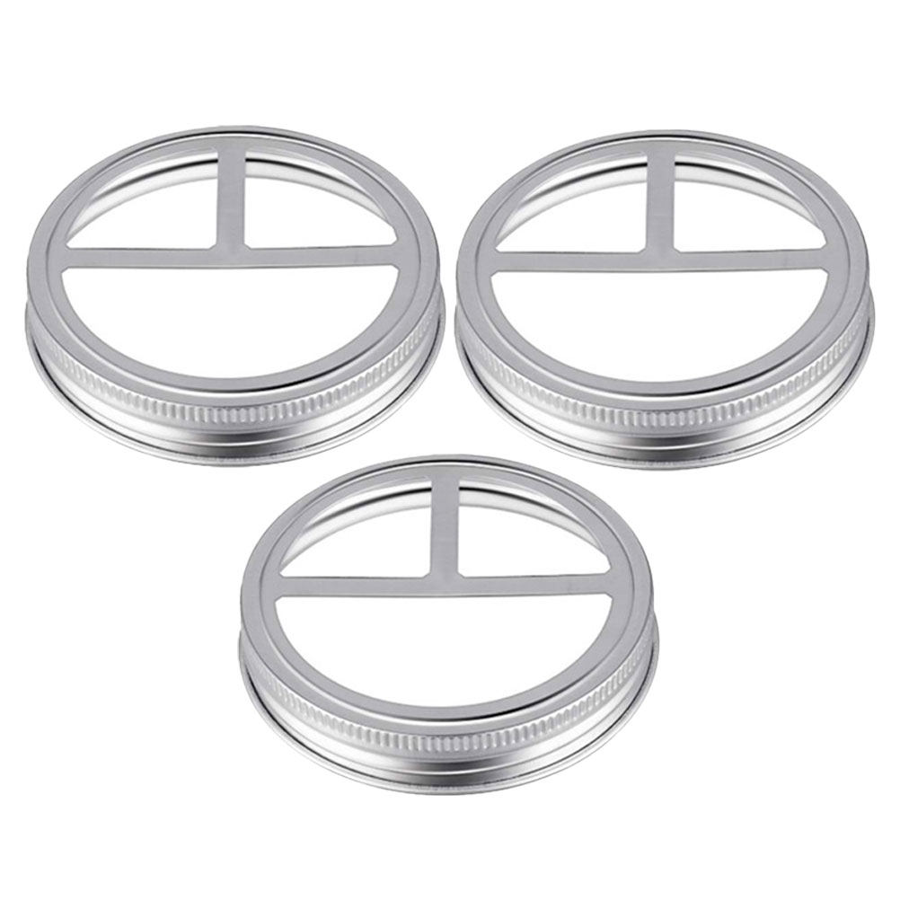 3 قطع من أغطية برطمانات ميسون  - مراجعة Mason Jar Wide Mouth وسعره