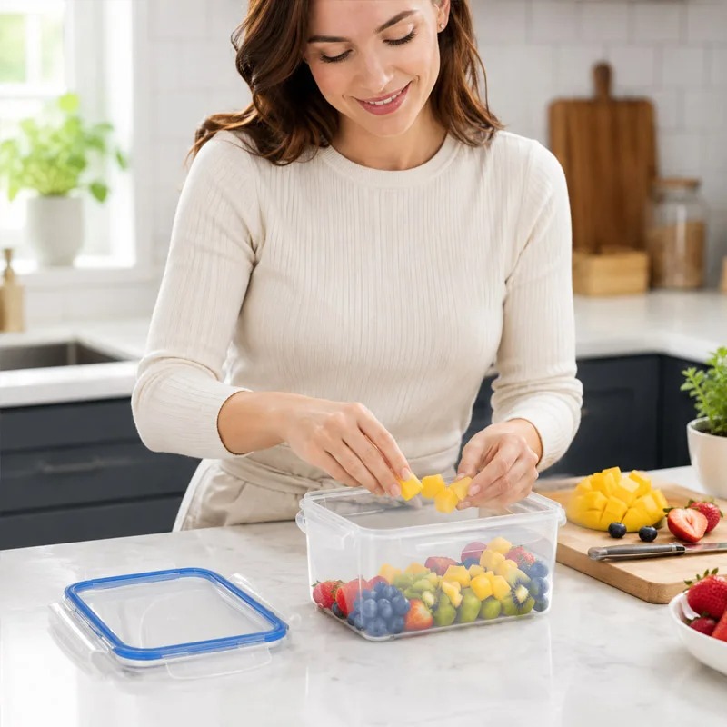صندوق تخزين للثلاجة بأربعة أحج - مراجعة Food Storage For Refrigerator وسعره