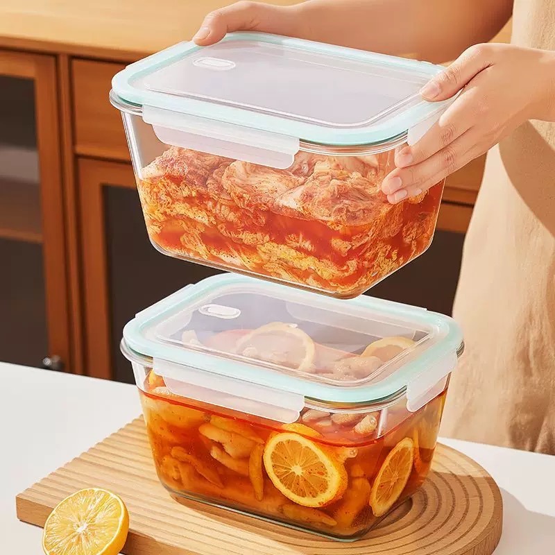 حاوية زجاجية كبيرة السعة لتخزي - مراجعة Food Storage Box Large وسعره