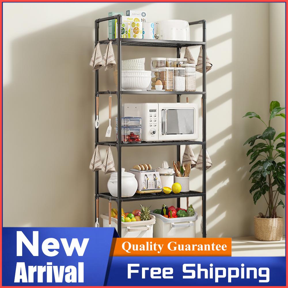 وحدة رفوف بخمس طبقات، رف تخزين - مراجعة Food Storage Shelving وسعره