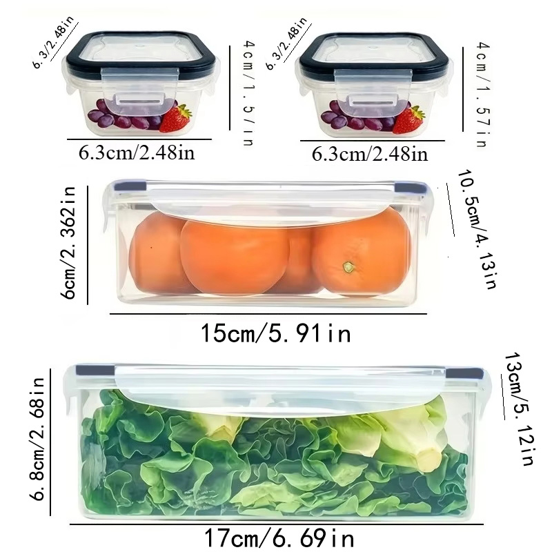 مجموعة من 8 قطع تشمل 4 حاويات  - مراجعة Food Storage Made Easy وسعره