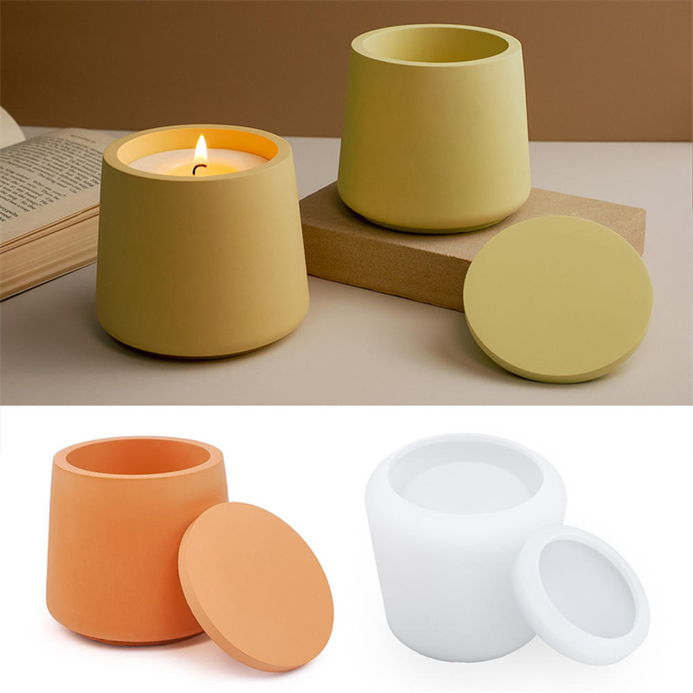 شمعة جرة قالب من السيليكون مع  - مراجعة Food Storage Jars With Lids وسعره