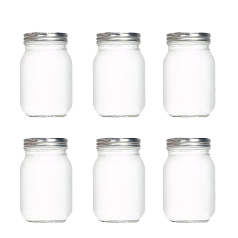 6 قطع من الأوعية الزجاجية الشف - مراجعة Food Storage Jars With Lids وسعره