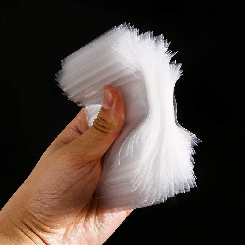 100 قطعة شفافة صغيرة صغيرة من  - مراجعة Food Storage Zip Lock Bags وسعره