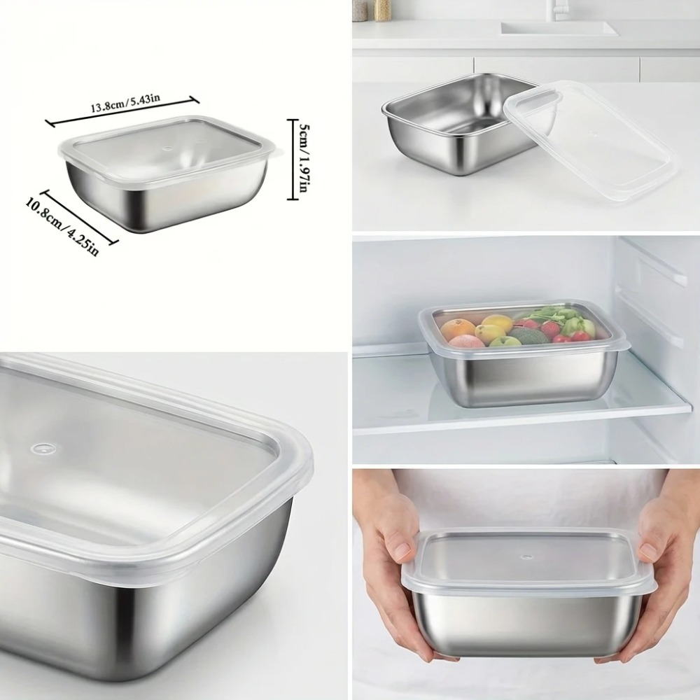6 قطع من حاويات تخزين الطعام ا - مراجعة Food Storage Lunch Box وسعره