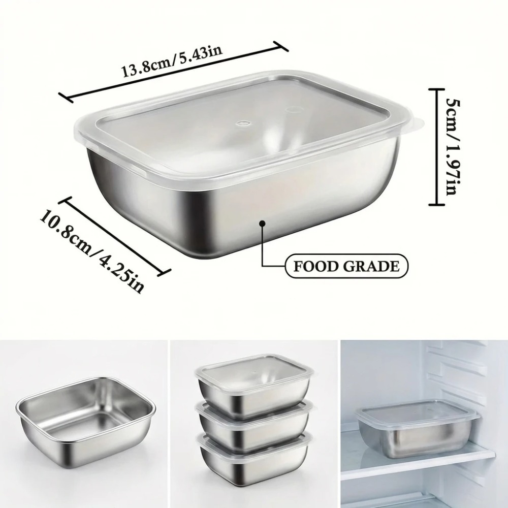 6 قطع من حاويات تخزين الطعام ا - مراجعة Food Storage Lunch Box وسعره