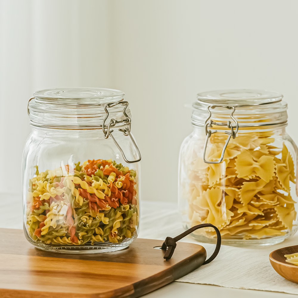 وعاء زجاجي لتخزين الطعام من مي - مراجعة Food Storage Jars With Lids وسعره