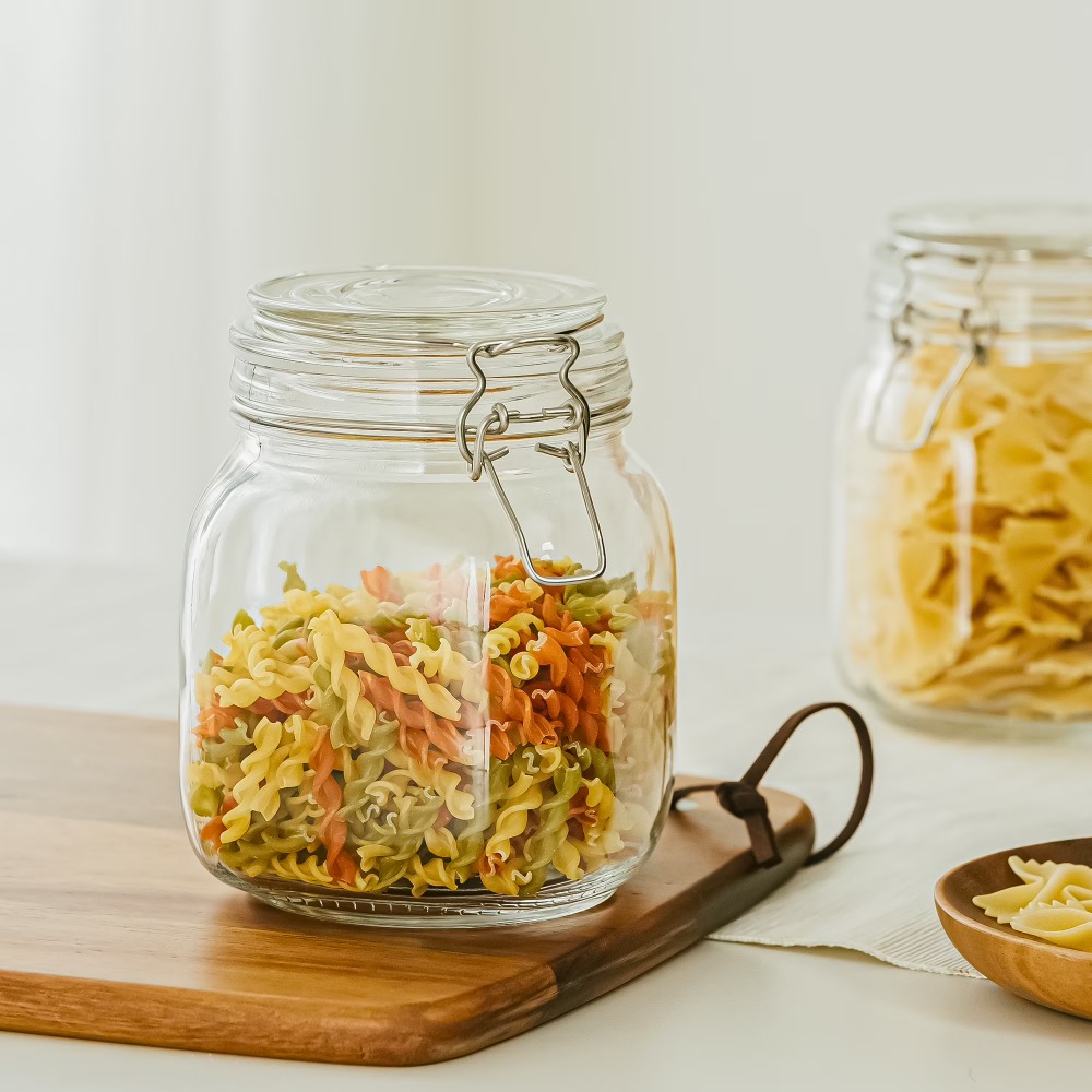 وعاء زجاجي لتخزين الطعام من مي - مراجعة Food Storage Jars With Lids وسعره