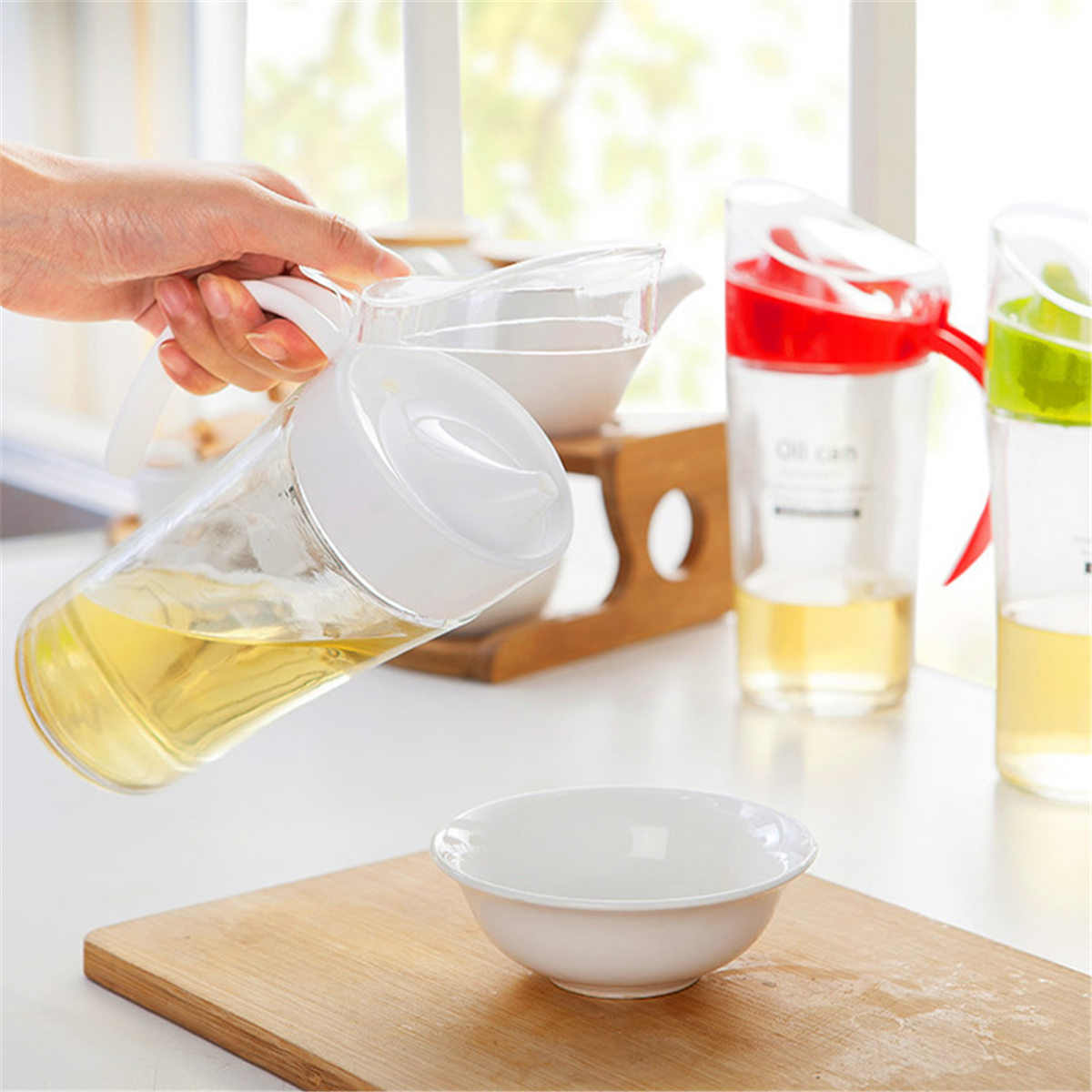 زجاجة زيت سعة 20 أونصة مانعة ل - مراجعة Herb Keeper Container وسعره
