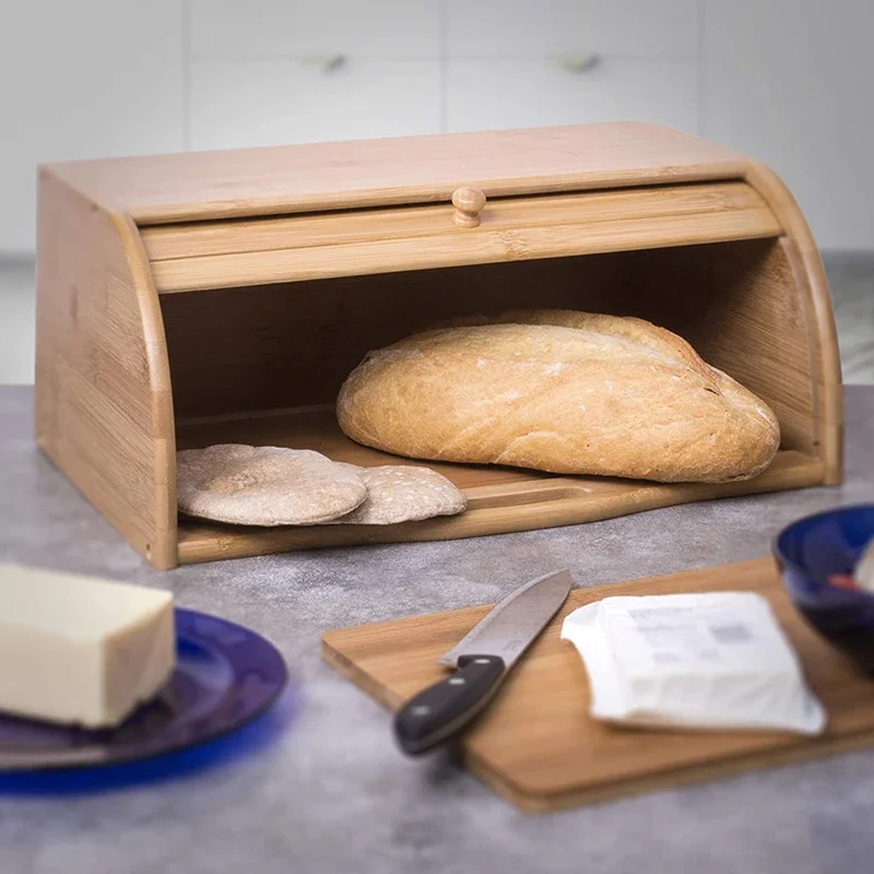 صندوق خبز من الخيزران المقاوم  - مراجعة Food Storage Locker وسعره
