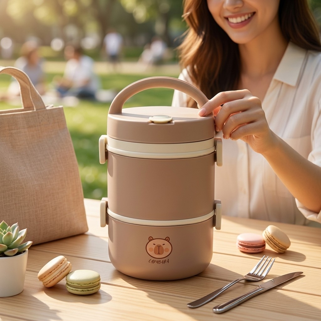 صندوق غداء حراري من الفولاذ ال - مراجعة Food Storage Made Easy وسعره