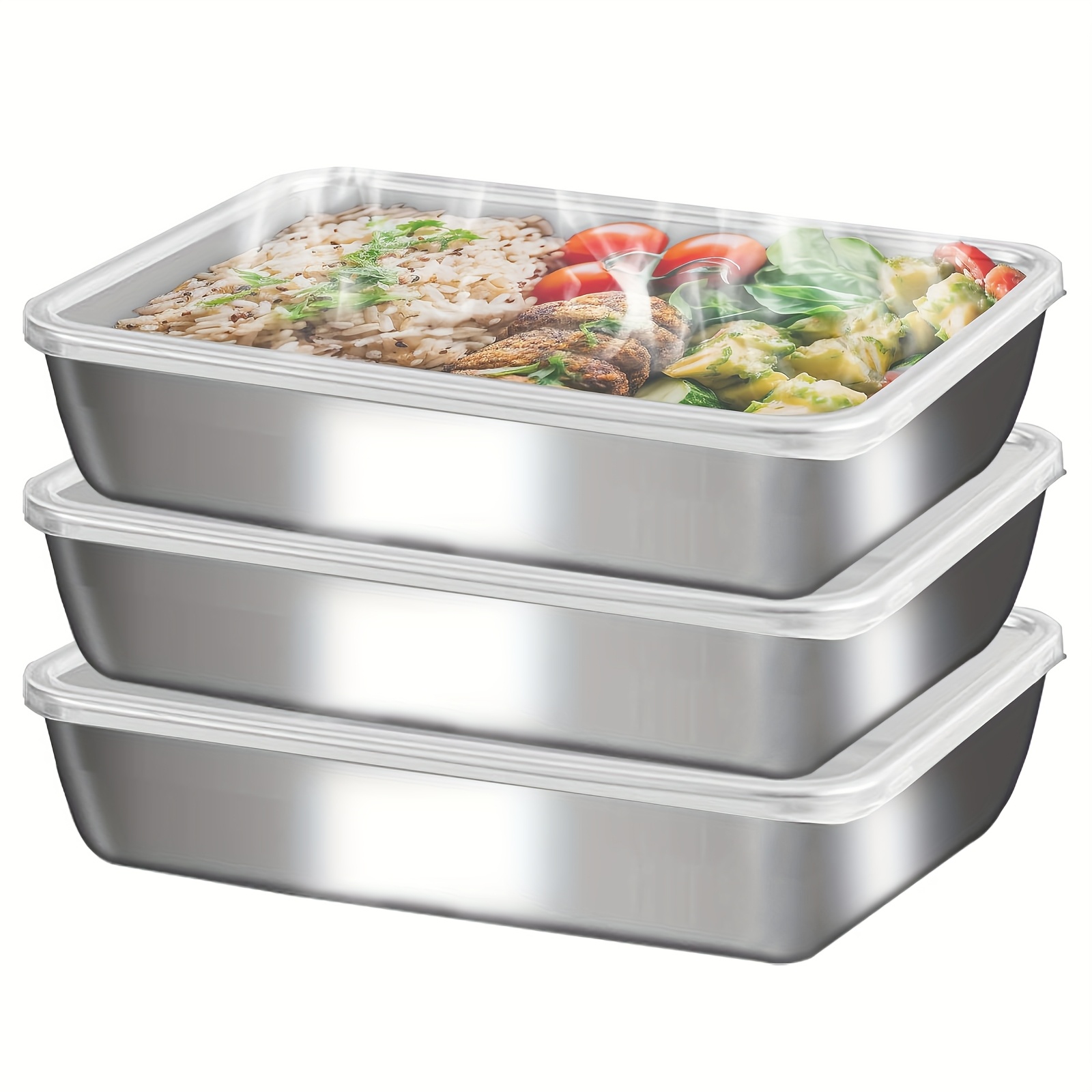 3 قطع من حاويات الطعام المصنوع - مراجعة Food Storage Lunch Box وسعره