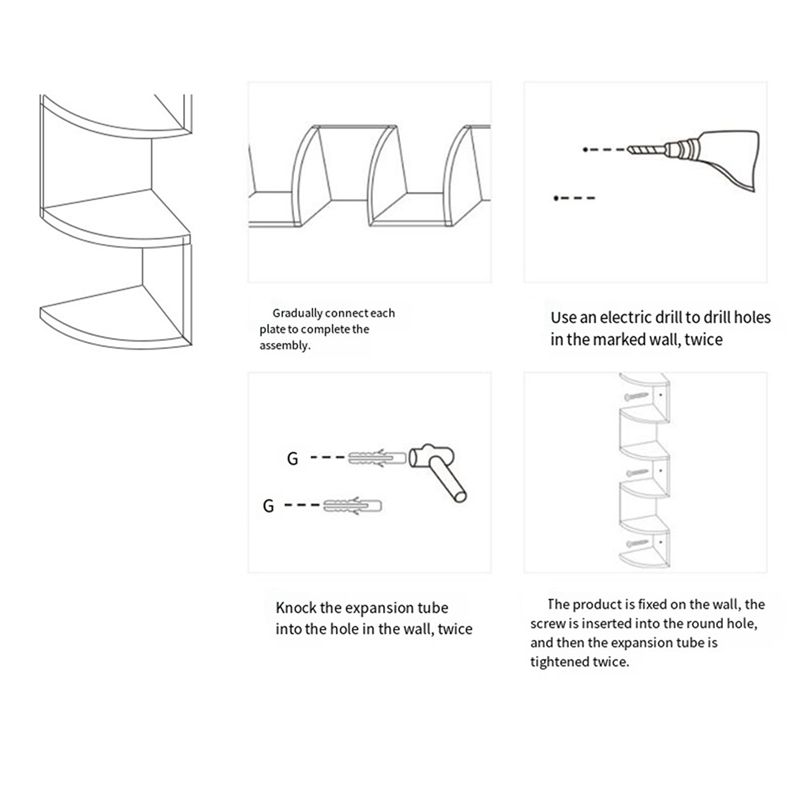 رف زاوية ABUL-Corner بدون ثقب، - مراجعة Food Storage Shelving وسعره