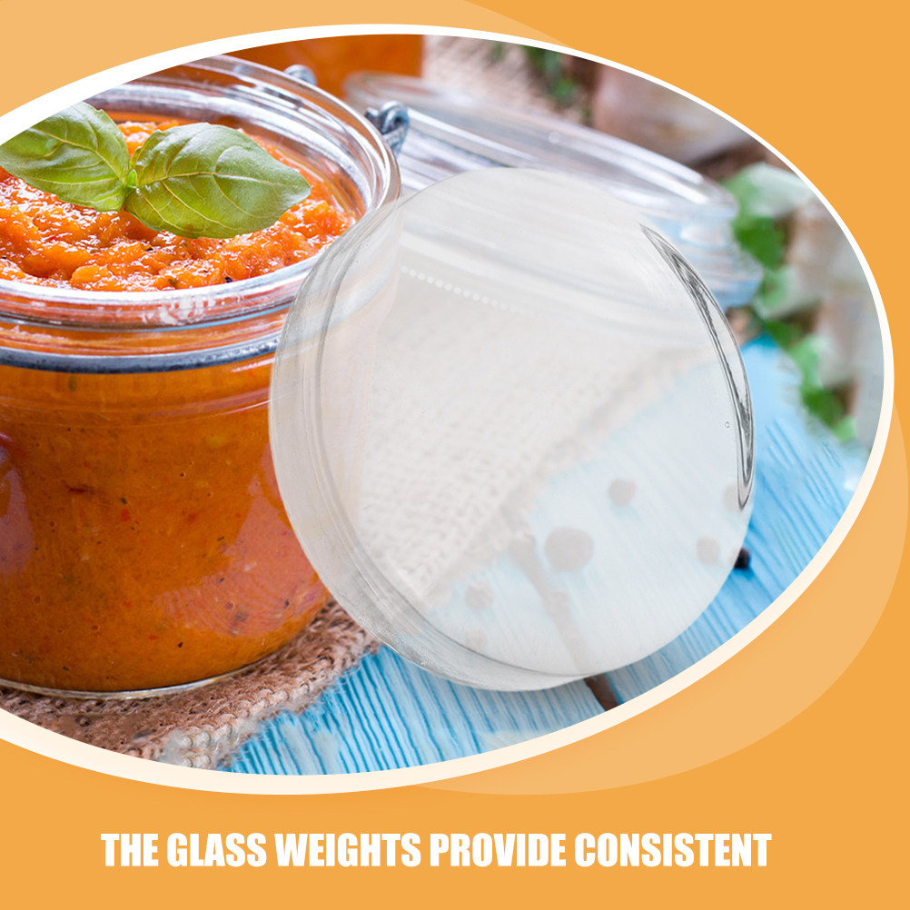 4 قطع أوزان زجاجية لبرطمانات م - مراجعة Mason Jar Wide Mouth وسعره