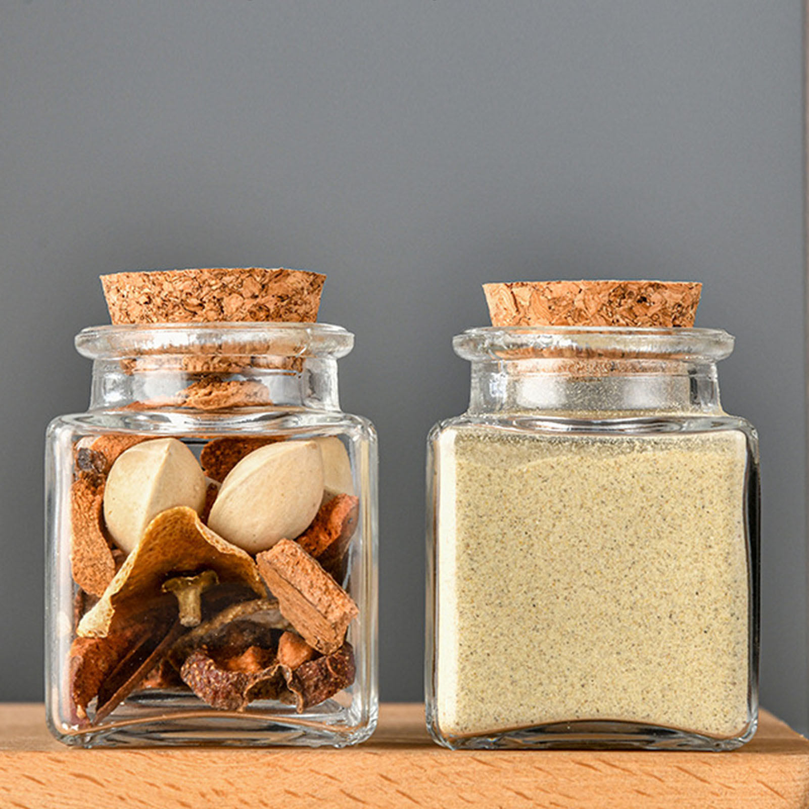 1/5/10 قطعة برطمانات تخزين زجا - مراجعة Food Storage Jars With Lids وسعره