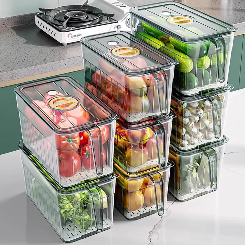 صندوق تخزين فرز الثلاجة والبيض - مراجعة Food Storage Method وسعره