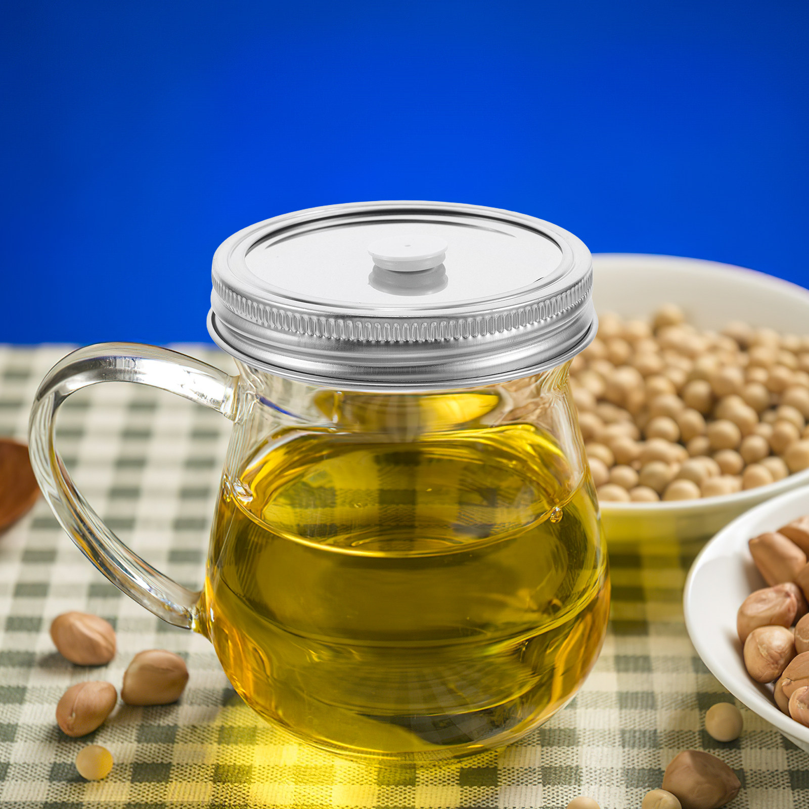 قطعتان من أغطية برطمانات ميسون - مراجعة Food Storage Types وسعره