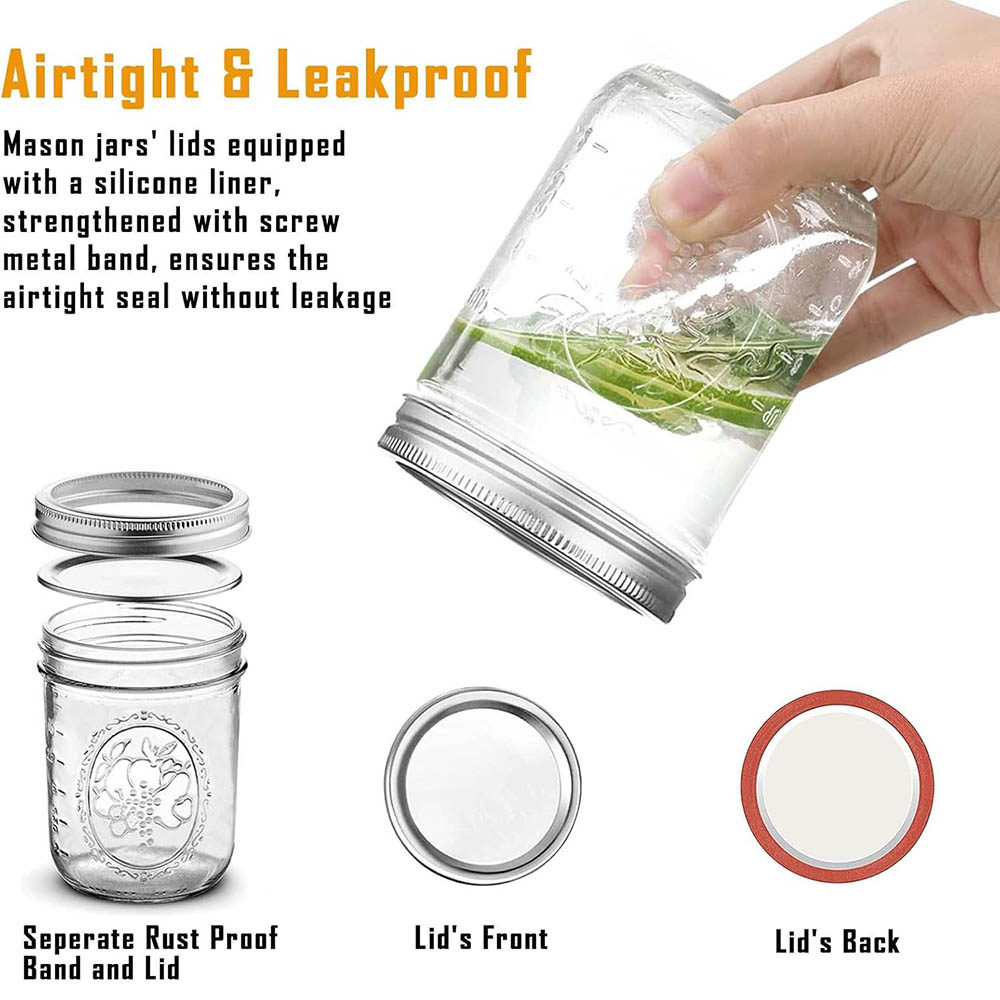 برطمانات ماسون واسعة الفوهة سع - مراجعة Mason Jar Wide Mouth وسعره