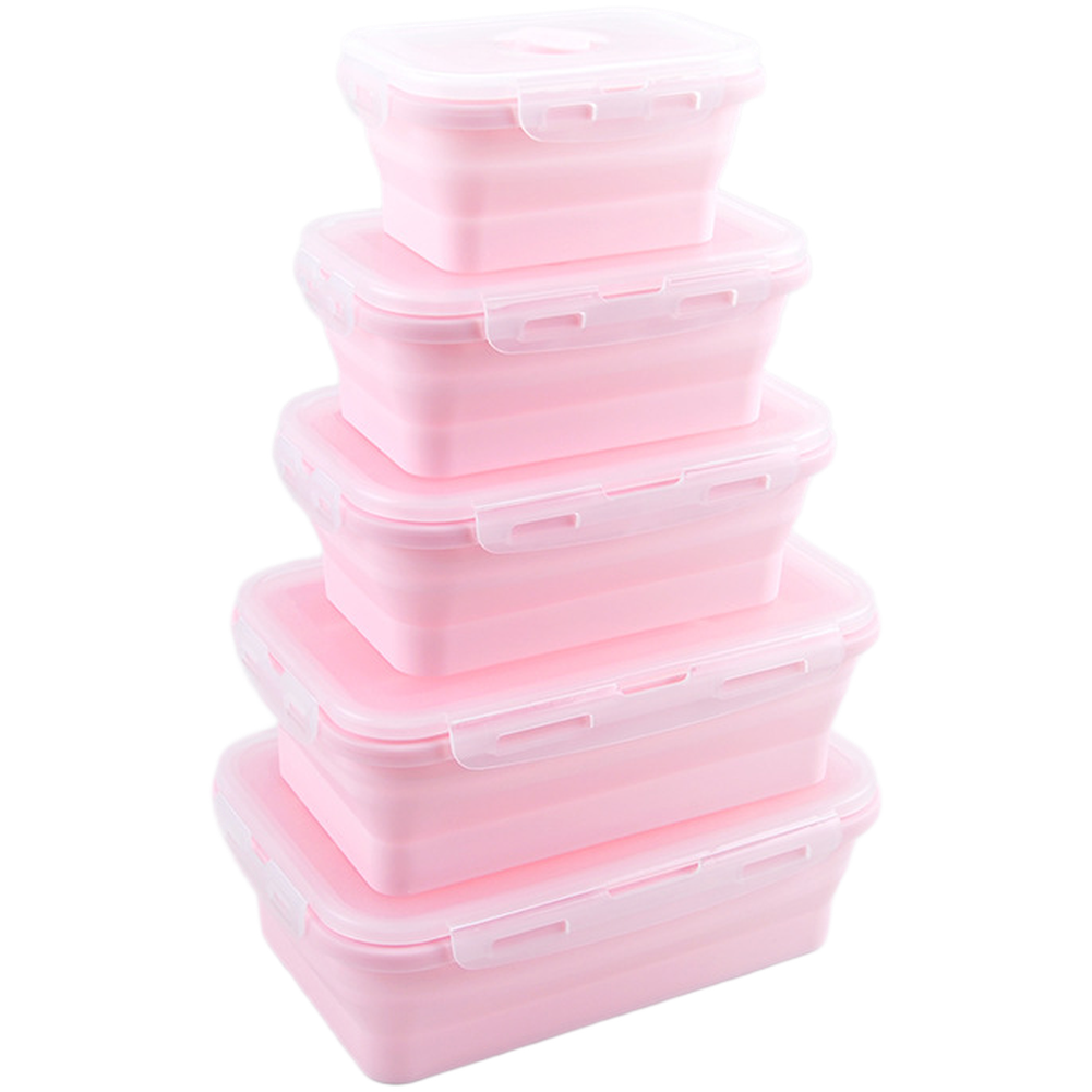 مجموعة علب طعام سيليكون قابلة  - مراجعة Food Storage Lunch Box وسعره