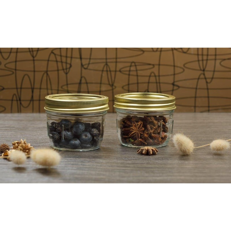 برطمانات ماسون سعة 8 أونصة، بر - مراجعة Mason Jar Wide Mouth وسعره