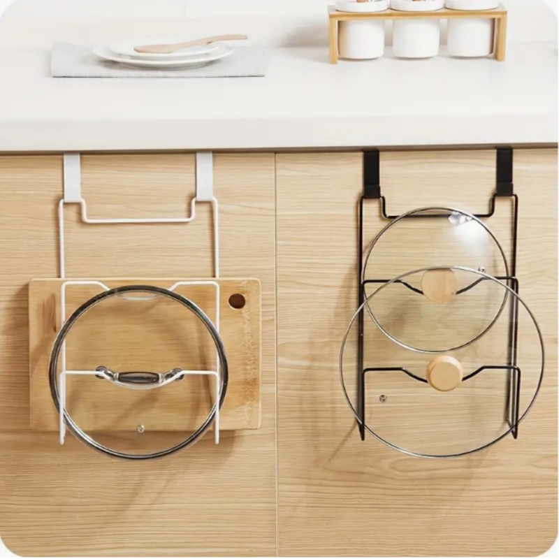 رف غطاء وعاء معلق لباب الخزانة - مراجعة Food Storage Shelving وسعره
