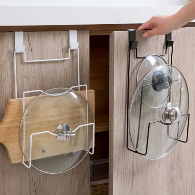 رف غطاء وعاء معلق لباب الخزانة - مراجعة Food Storage Shelving وسعره