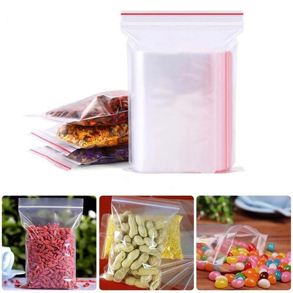 100-1000 قطعة أكياس شفافة قابل - مراجعة Food Storage Locker وسعره