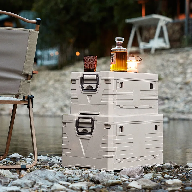 صندوق تخزين للسيارة قابل للطي  - مراجعة Food Storage Box Large وسعره